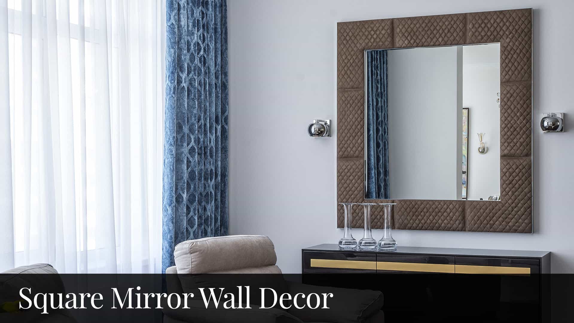 Square Mirror Wall Decor Bluebombay.com