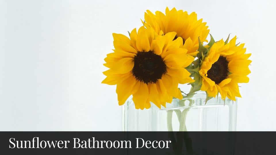 Sunflower Bathroom Decor Bluebombay.com