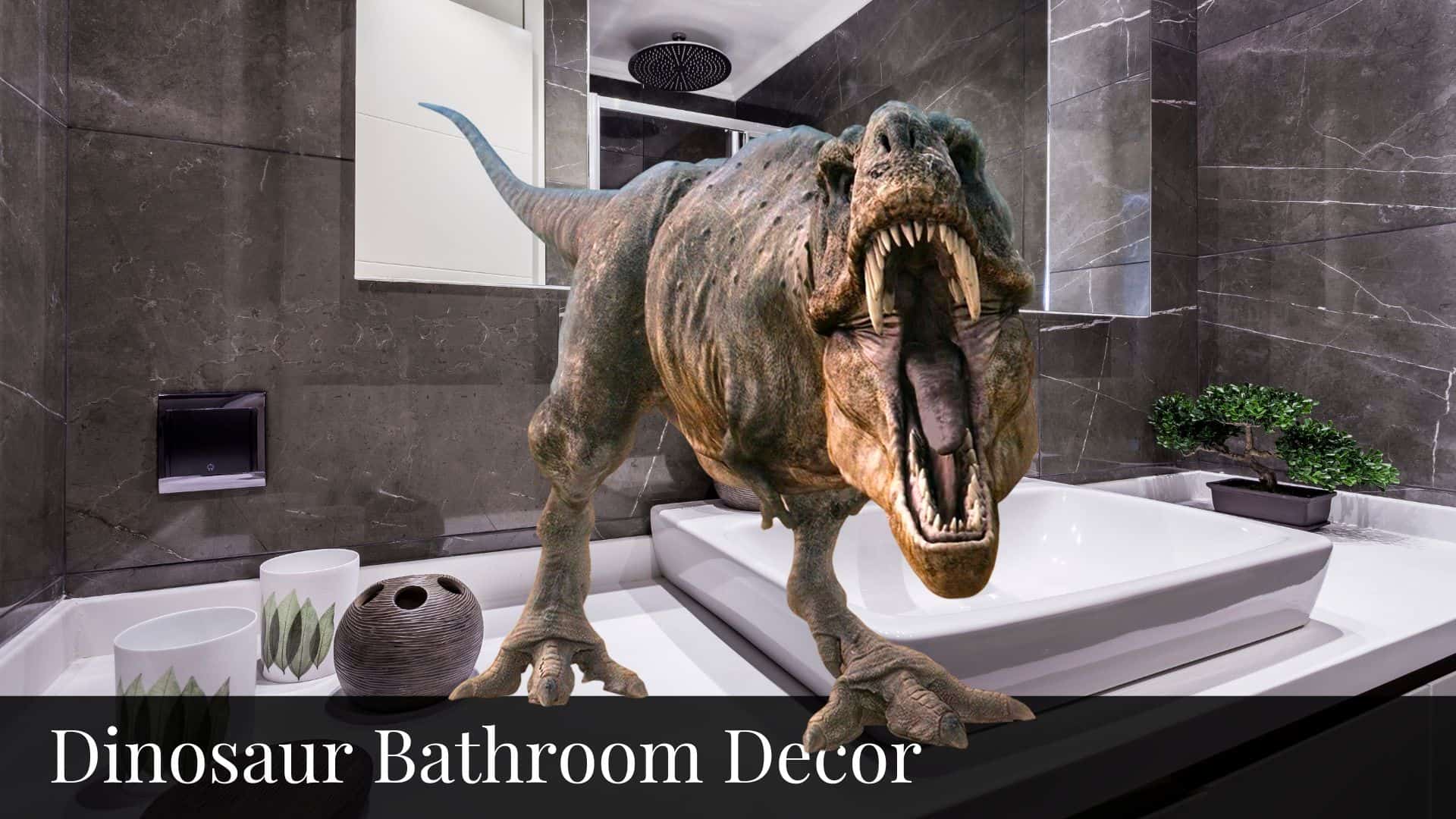 Dinosaur Bathroom Decor - Bluebombay.com