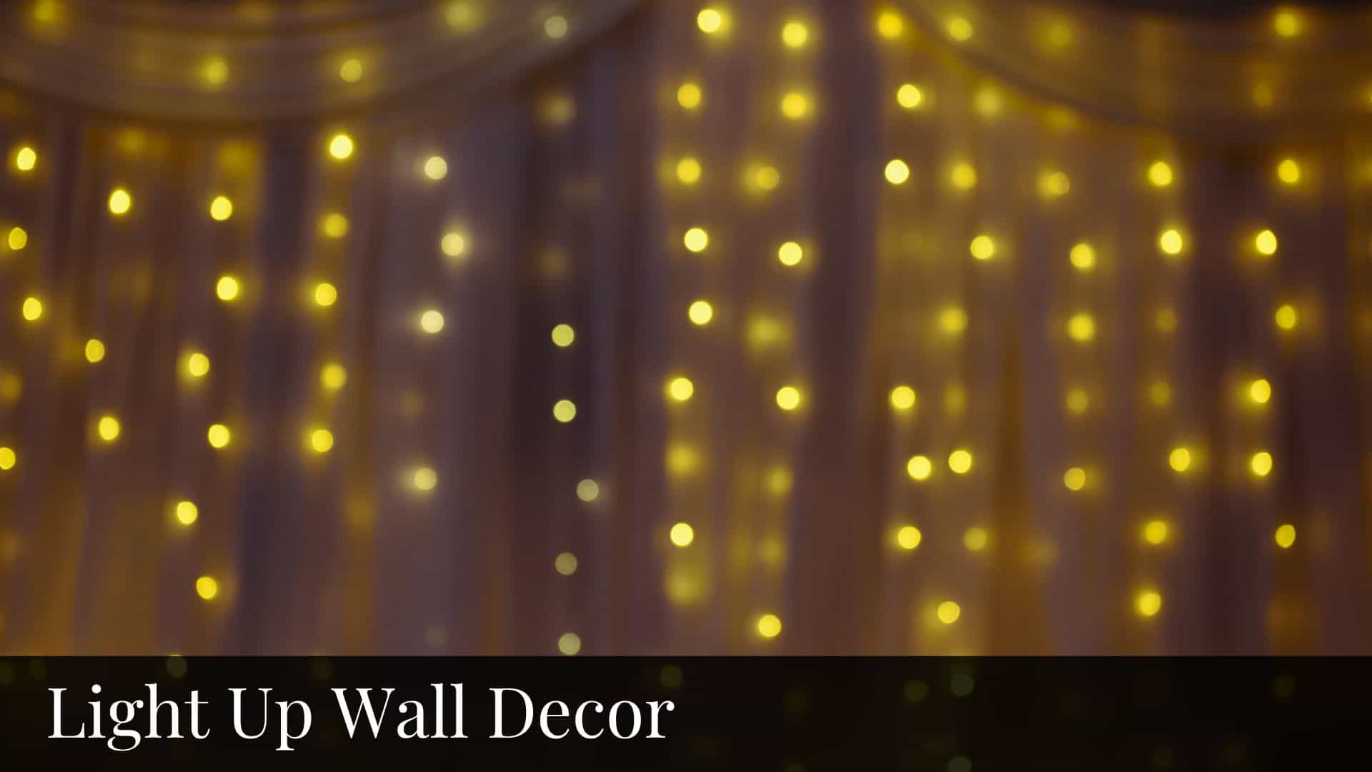 Light Up Wall Decor - Bluebombay.com