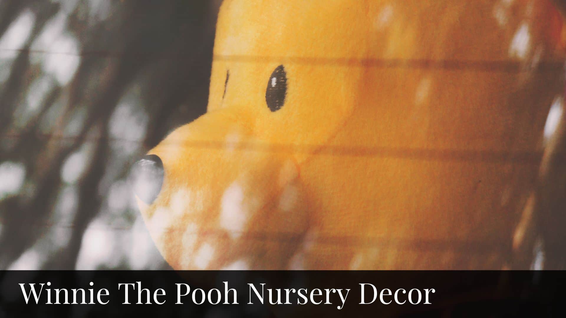 Winnie The Pooh Nursery Decor - Bluebombay.com